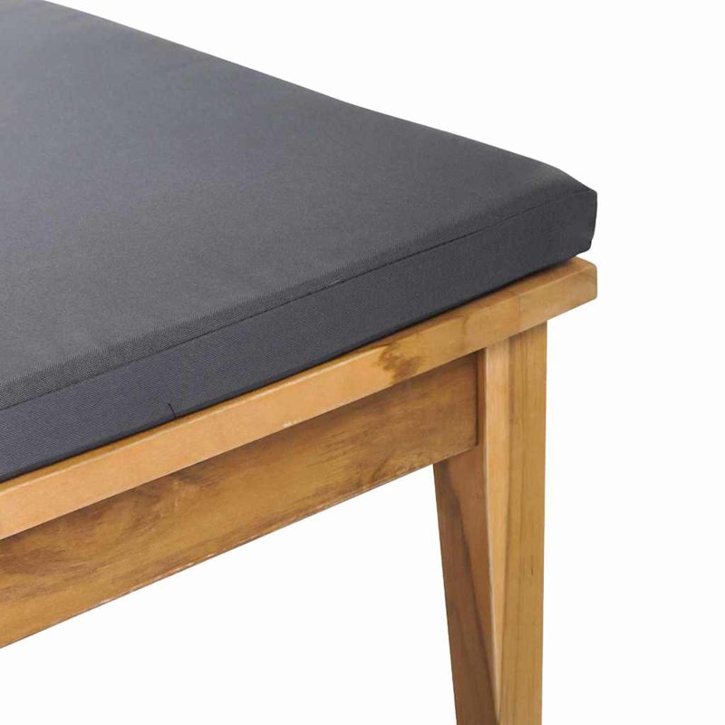 Garden Bench and Table Set, Grey