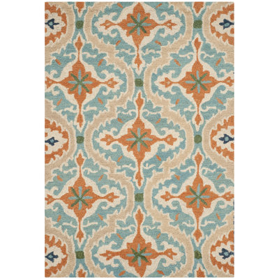 Barriento Roslyn Hand Tufted Wool Geometric Rug