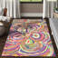 Tapis floral en coton touffeté à la main Anaheim-710811030