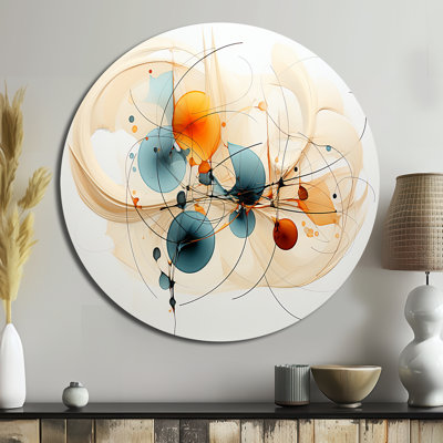Corayma - Abstract Round Metal Art