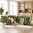 Fynlie Tufted Velvet Chesterfield Accent Chairs Mid Century Modern Armchair Set of 2-1143386318