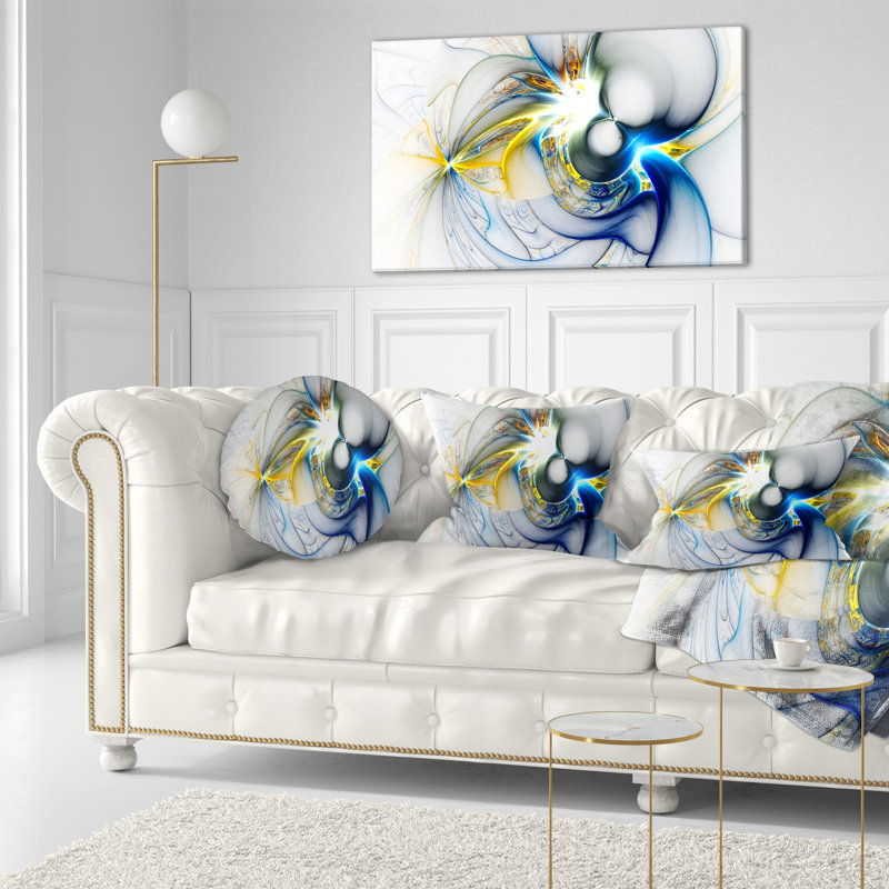 Shining Multi Colored Plasma - Abstract Printed Pillow