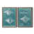 Toile avec cadre gris