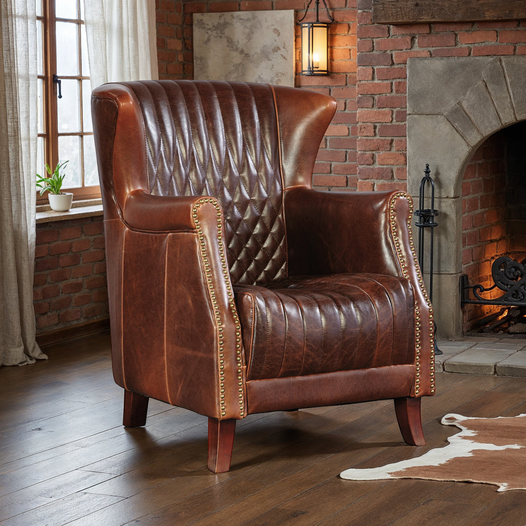 Paris Flea Upholstered Wingback Chair Furniture Classics