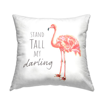 Coussin décoratif imprimé Stand Stand My My Darling