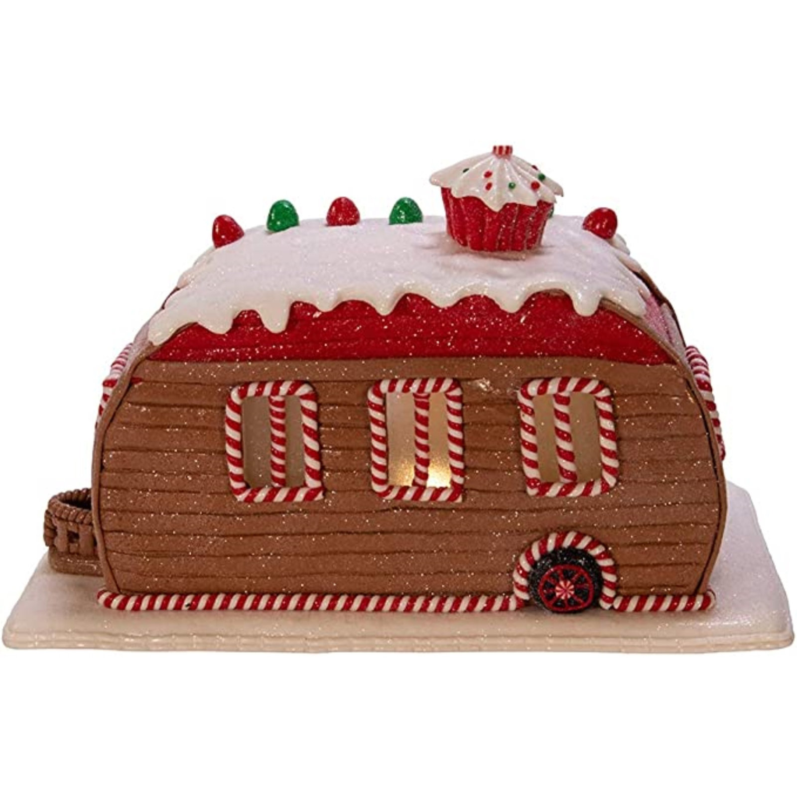 Gingerbread Camper House Table Piece