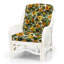 Fauteuil en velours capitonné naturel Agambir-88577066