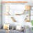 5 Pcs Wood Cat Wall Shelves
