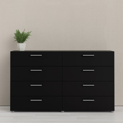 Diamone 8 Drawer 140Cm W Double Dresser
