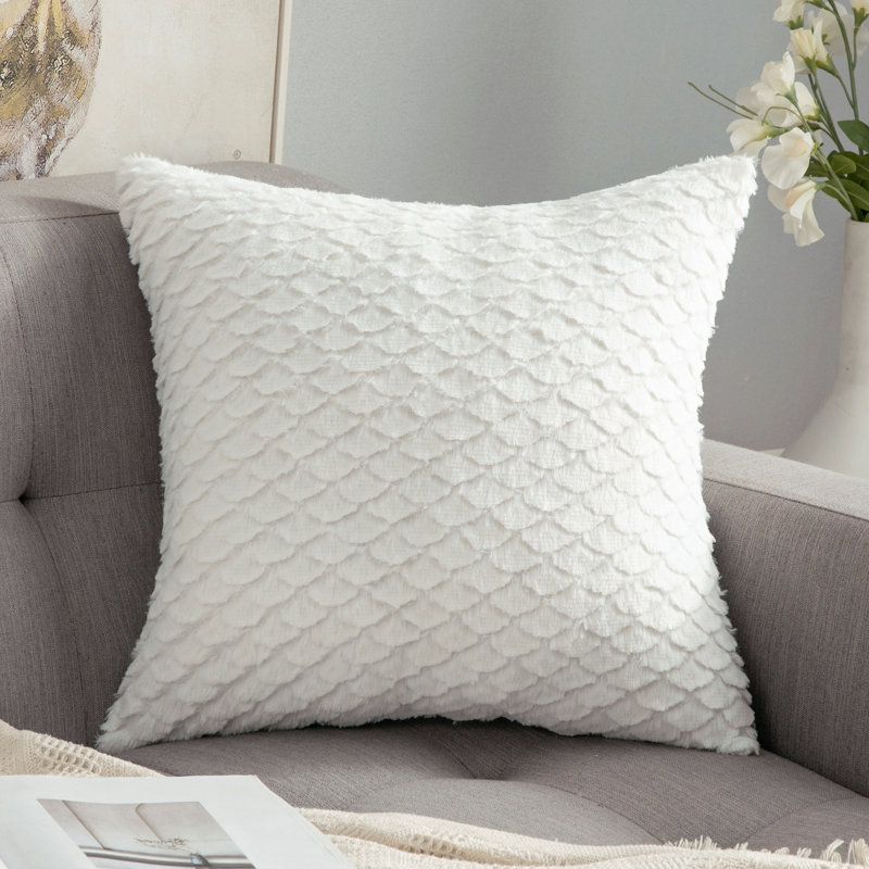 Coussin décoratif, Blanc