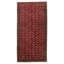 Tapis de bois one-of-kind-noué la 2010 anatolian brun 4 pi 11 po x 9 pi en laine de chemin de table 11 po Amoux