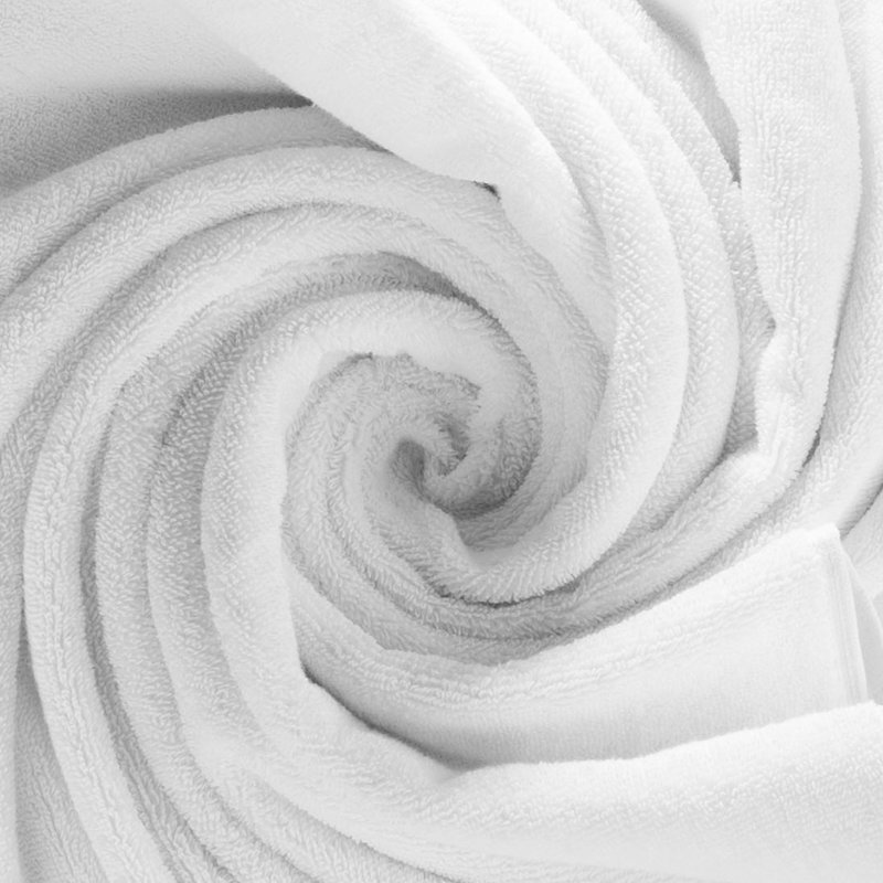 Panavista Cotton Bath Towel, White