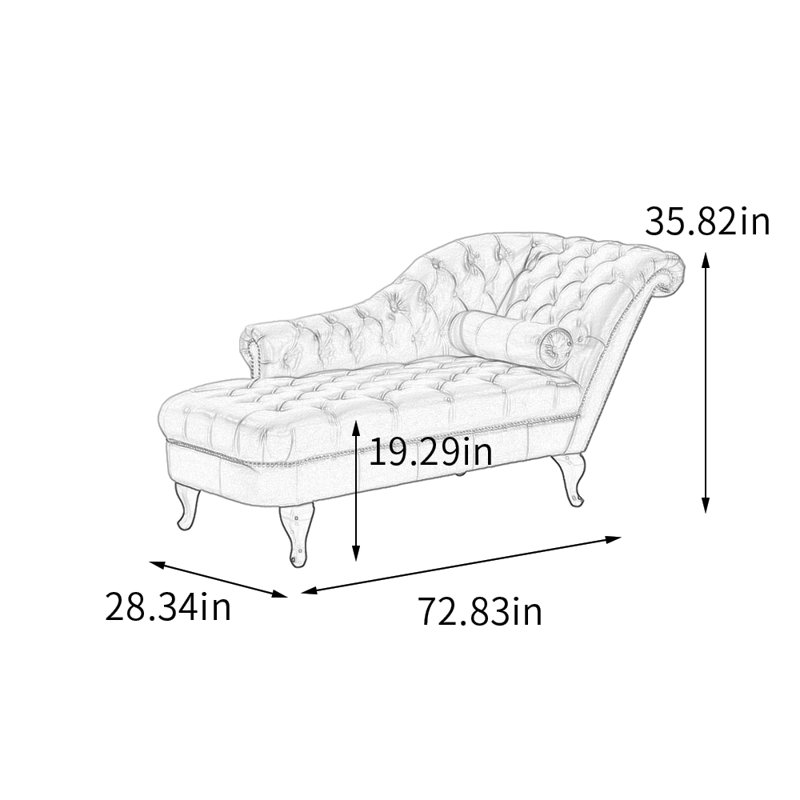 Méridiennes d'intérieur Home, Orienté à droite