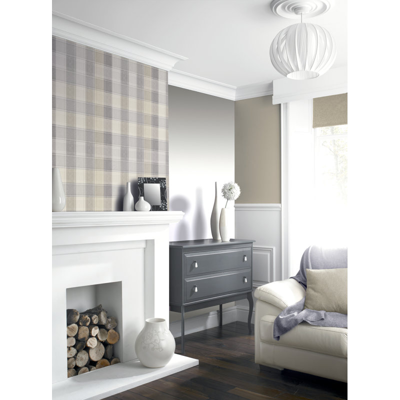 Rouleau de papier peint l 33 po x l 20,5 po check Voight