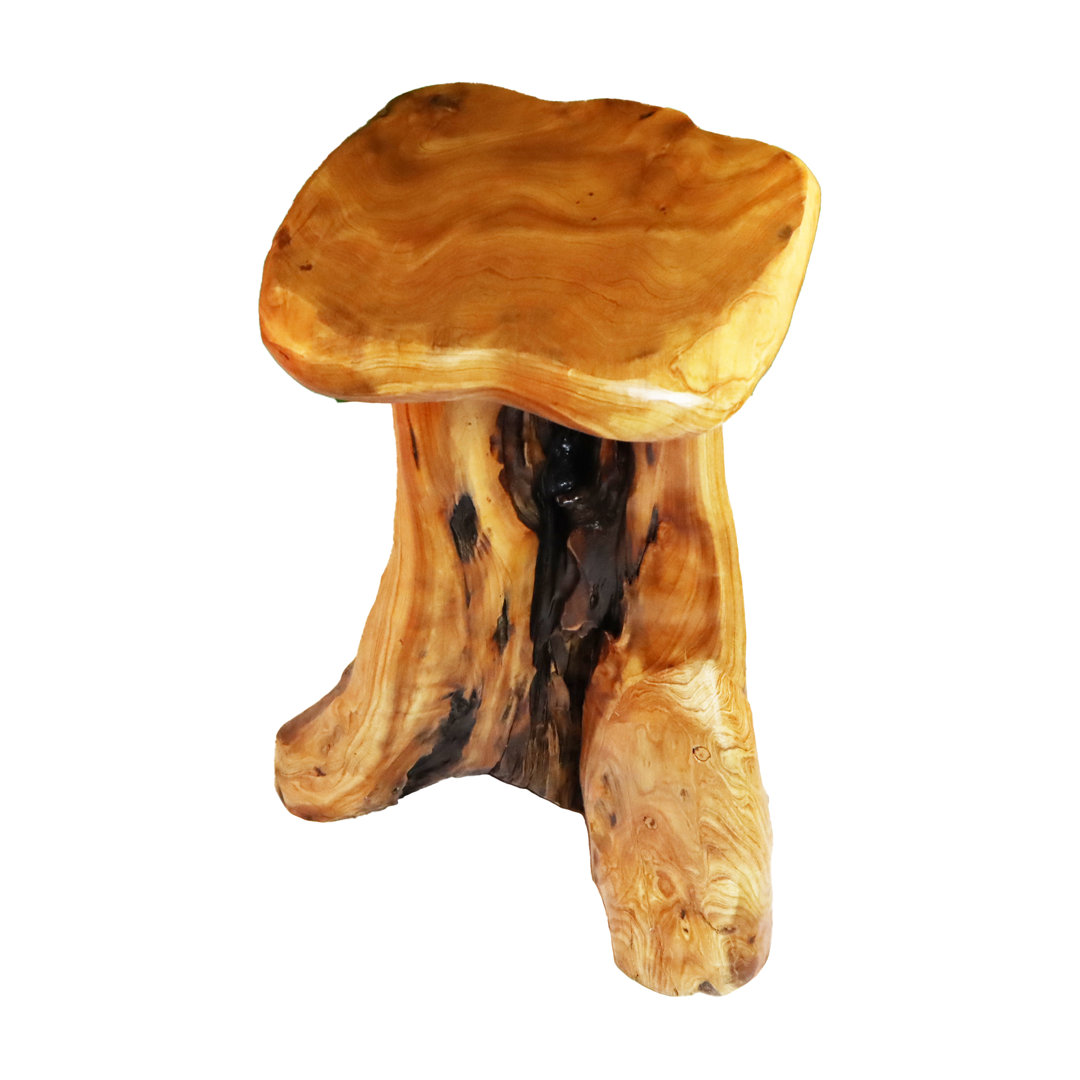 Coutee Solid Wood End Table Millwood Pines