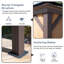 Pavillon de jardin en aluminium-93996173