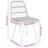 Baldvina Patio Dining Set with Square Table-542327603-542327602
