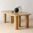 86" Luxe Solid Oak Capsule Dining Table with Pillar Legs-97991576
