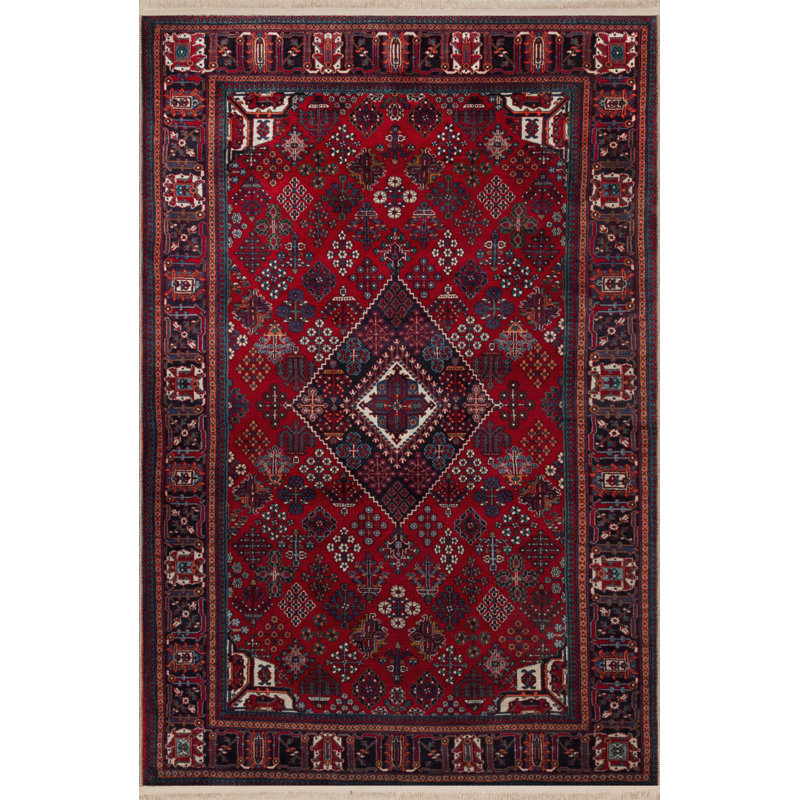 Tapis rectangulaire Yajat, Rectangle 4 pi x 5 pi 11 po
