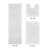 Merkel 100% Cotton 2370 GSM Tufted Reversible 3-Piece Bath Rug Set – Ultra Soft, Highly Absorbent, Machine Washable, OEKO-TEX Certified, Ideal for Shower, Bathtub, Vanity & Toilet Areas, White-679089979-679089977
