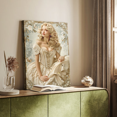 WOMEN Series CCDXL III - Toile tendue avec châssis de qualité supérieure - Prêt à être accroché