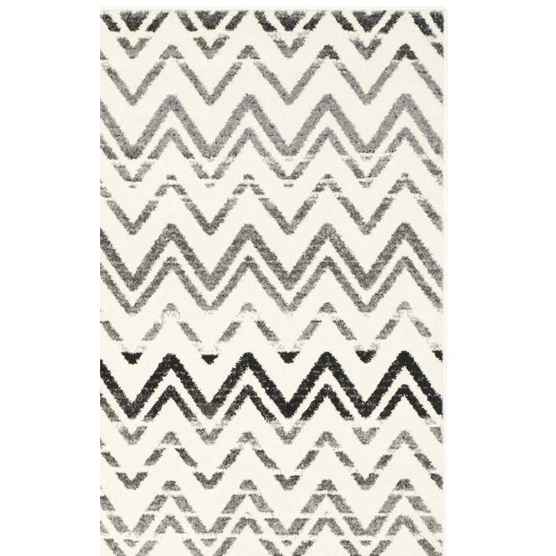 Savar Performance Chevron Rug, Rectangle 4' x 6'