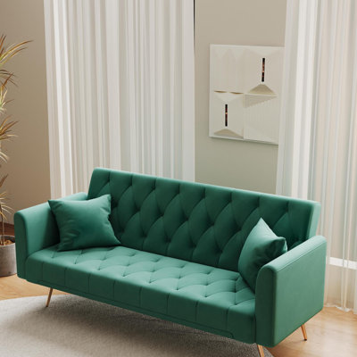 Soft and cosy tufted upholstered Futon Sofa