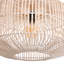 Luminaire suspendu en rotin pour îlot de cuisine Dome