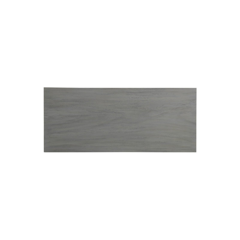 Waterfall Console Table in Weathered Gray
