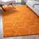 Tapis orange Mariam
