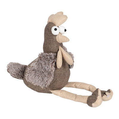 Scipio Chicken Fabric Floor Door Stop