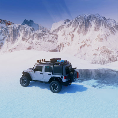Running Boards For 07-18 Jeep Wrangler JK  JKU 4 Doors Sport Utility / Exclude JL