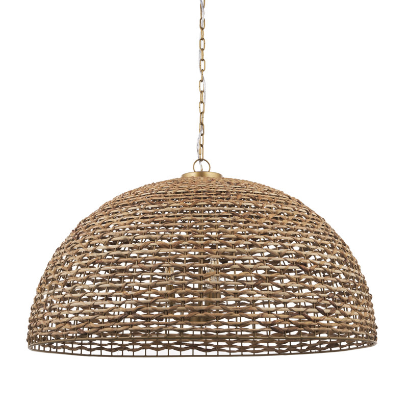 Luminaire suspendu en forme de dôme à 1 lumière Carnlea