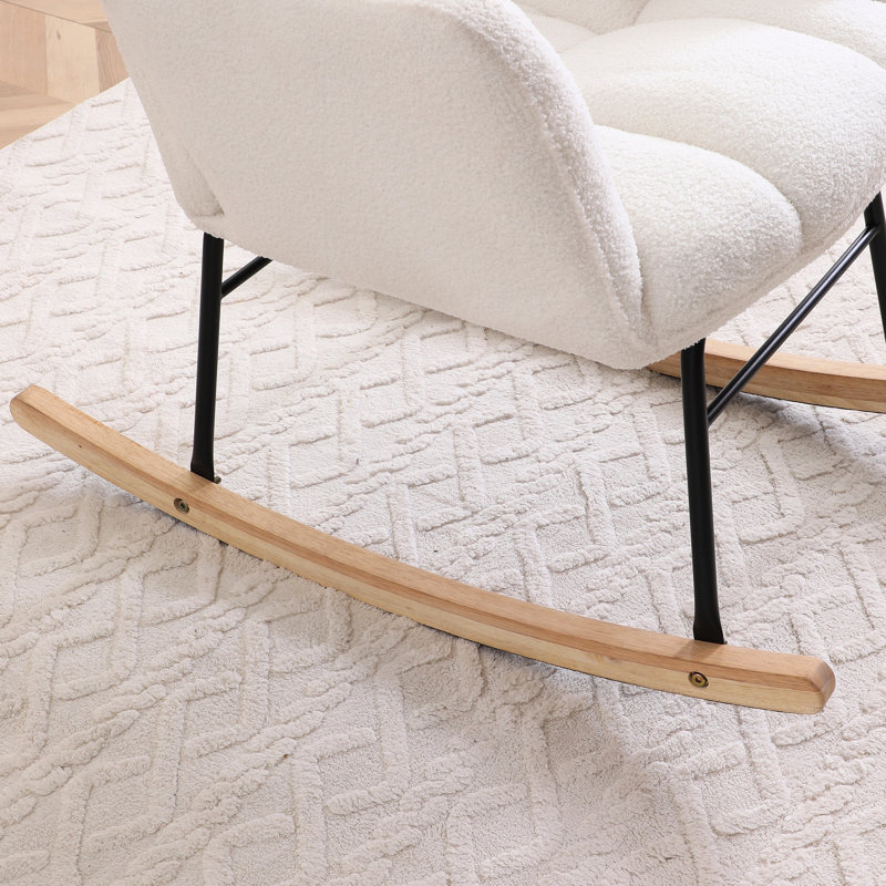 Chaise berçante Comfy, Beige