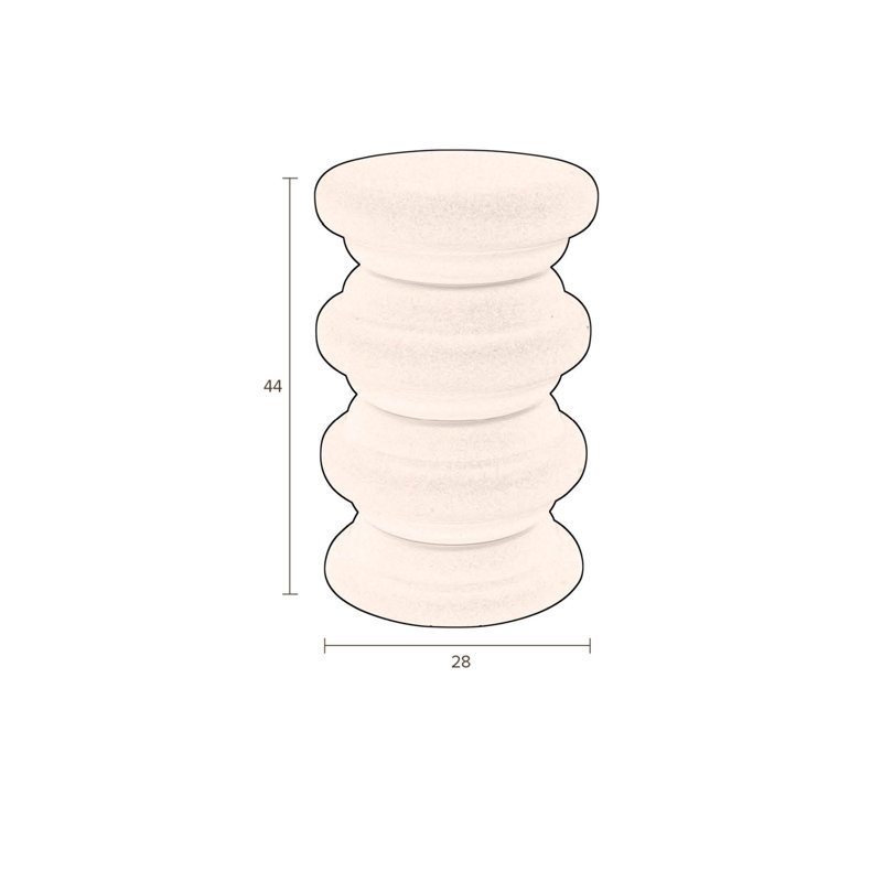 Artemis Accent Stool, Brown
