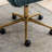 Modern Teddy Fabric Material Adjustable Height 360 Revolving Home Office Chair With Gold Metal Legs And Universal Wheel For Indoor-1747087822