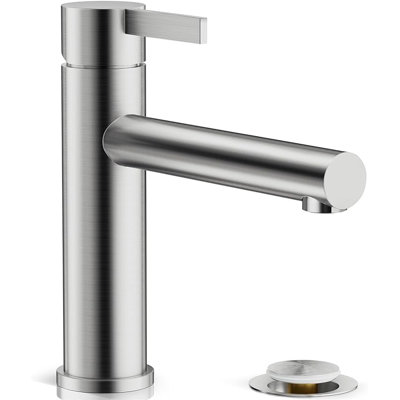 NO Single-handle Bathroom Faucet with Drain Assembly