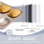 Ensemble de 2 moules à biscuits antiadhésifs pour la cuisson au four, ensemble de 12 moules à pâtisserie robustes résistants à la déformation-129859468