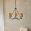 Wrangler 3lt Pendant light finished and Raffia-103222543