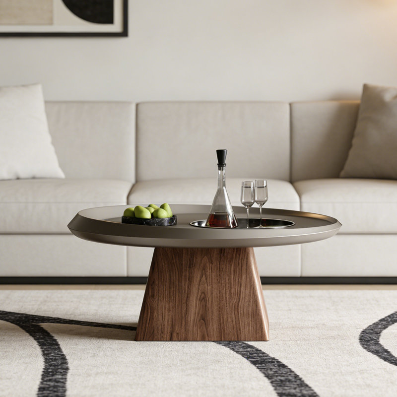 Sutphin Pedestal Coffee Table