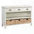 Vintage Console Table with Water Hyacinth Woven Baskets-1540569788