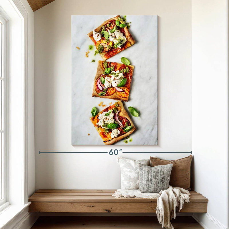 Yarlin Flatbread Pizza Squares, 51" H x 34" W