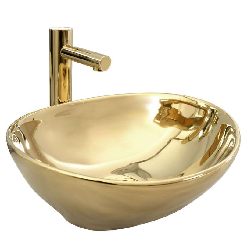 Commercial Brushed Gold Touchless Automatic Faucet Elegant Hygienic Solution for High Traffic Spaces