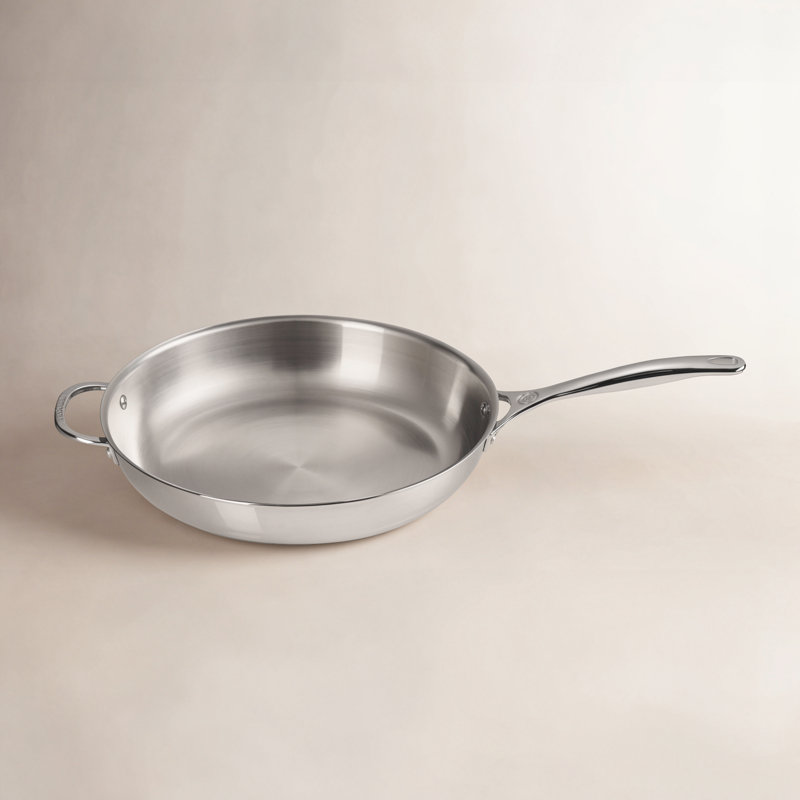 Le Creuset Stainless Steel Deep Fry Pan, 12.5" Diameter