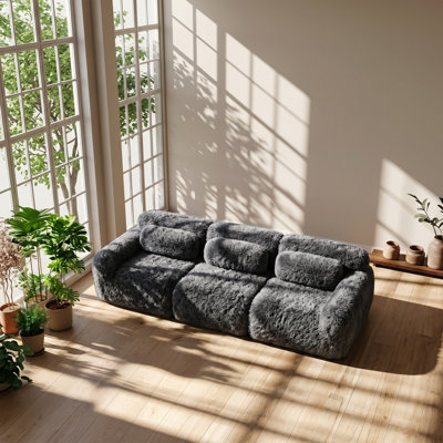 Everlasting 149" W x 40.9" D x 28.7" H Modular Fabric Sofa