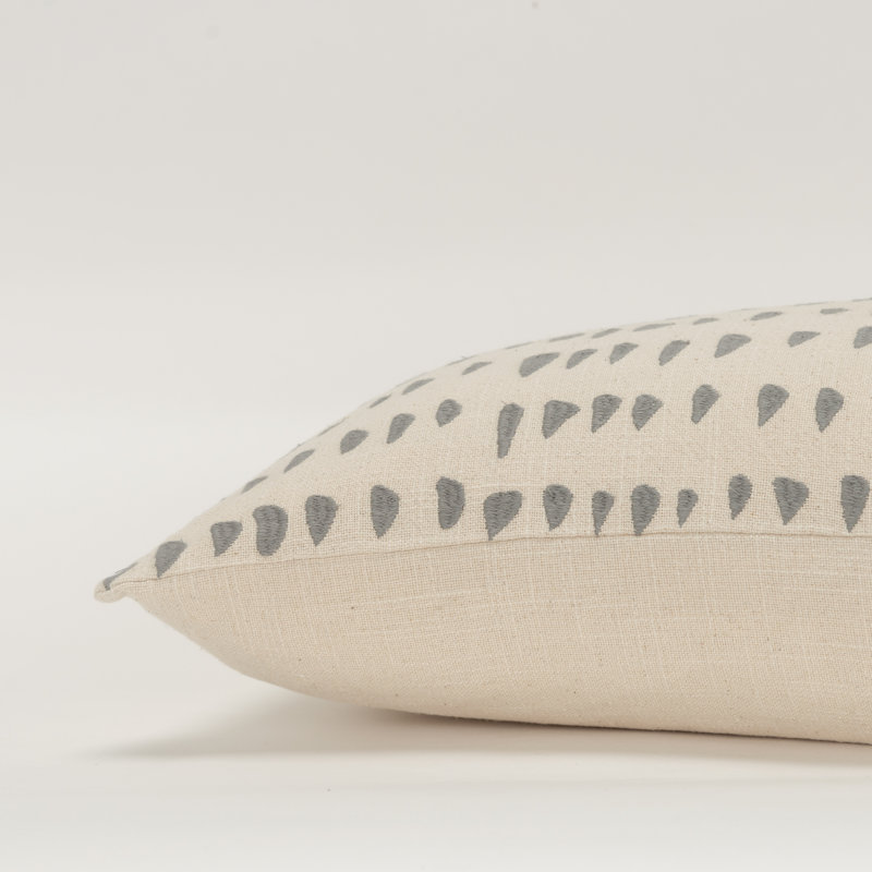 Coussin Fabray, Gris / naturel