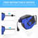 DURHAND 50Ft Retractable Cord Reel Industrial Extension Cord 3 Grounded Outlets Adapter Ceiling Or Wall Mount