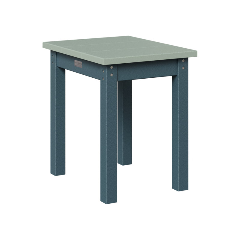 Berlin Gardens Economy End Table, Seafoam, Slate