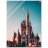 Walt Disney Castle Print - Fairytale Castle Wall Art - Magical Fantasy Canvas Poster - Enchanted Kingdom Inspired Artwork - Family Travel Decor - Whimsical Storybook Wall Hanging - Modern Home Decoration Art Print-850904114