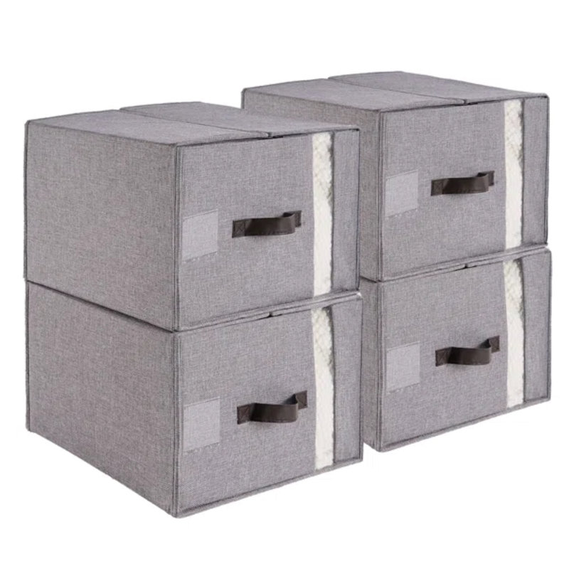 Ensemble de 4 paniers à linge pliables